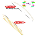 LXZFCRG 260 Clear Long Skinny Balloons – 100 Pcs for Balloon Art, Arch & Party Decor