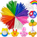 LXZFCRG 260 Balloons – Pack of 100 Long Balloon Animals for Parties