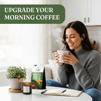 LYFE Organic Instant Mushroom Coffee – 40 Servings | Lion's Mane, Chaga, Cordyceps & Turkey Tail