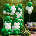 LYNSP Dark Green Balloons 100 Pack, 12-Inch Forest Green Latex Party Decor