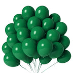 LYNSP Dark Green Balloons 100 Pack, 12-Inch Forest Green Latex Party Decor