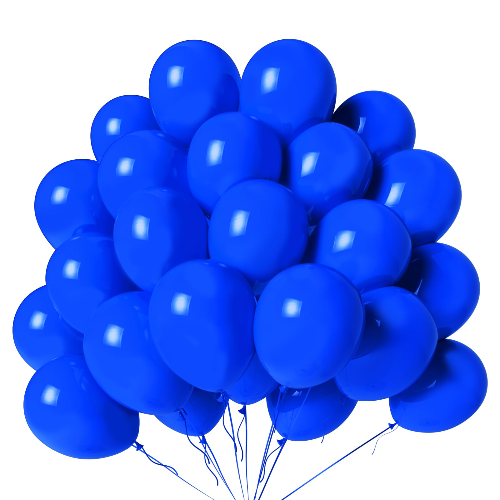 LYNSP Royal Blue Balloons 100 Pack – 12 inch Extra Thick Latex for Parties