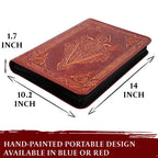 LYNX Trading Card Binder - 9-Pocket Zipper Album with 360 Side Loading | 3D PU Leather for MTG, Lorcana, Pokemon