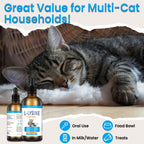 2PCS Lysine for Cats – Immune Support, L-Lysine Supplement for Feline Respiratory Health