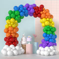 LYVEEF Rainbow Balloons Arch Kit - 175 Pcs Party Balloons in Assorted Colors