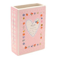 Love Life Sentiment Gift Book Vase 15cm - Mum