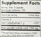 Maca Magic Organic Capsules - 200 Count