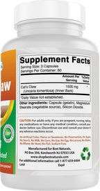 Best Naturals Cat's Claw Capsule 500 mg – 240 Count | Non-GMO, Gluten-Free