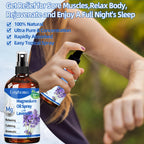 Magnesium Oil for Feet - Lavender 200ml Spray for Sleep & Relaxation