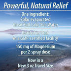 Magnesium Oil Spray for Feet & Legs - Made in USA | Ionic Magnesium Chloride 3oz
