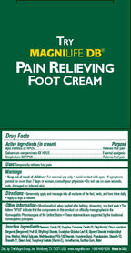 MagniLife DB Foot Cream – Calming Relief for Burning, Tingling & Sensitive Feet (4 oz)