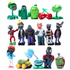 Maikerry 16Pcs PVZ Figures – Plants vs Zombies Cupcake Toppers & Decor Toys