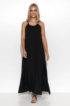 Makadamia beautiful viscose long dress