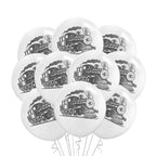 Malayan Products 12 Count Train Balloons – 12-Inch Locomotive Party Decor