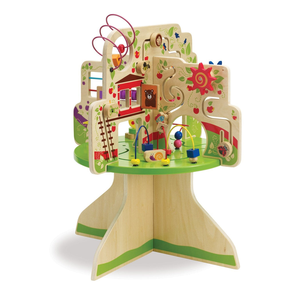 Manhattan Toy Tree Top Adventure Activity Center – Wooden Toddler Play Center (22.5 x 18 x 18 in)