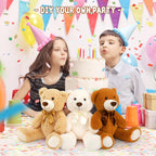 MaoGoLan 15 Pack Teddy Bears Bulk — 14-Inch Plush Toys for Baby Showers, Weddings & Party Decor