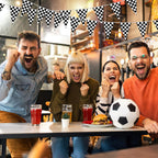 MARFOREVER 164 Ft Black and White Checkered Flag Banner – 80 Racing Flags Pennant Banner (17.7 x 11.8 in) for Indoor/Outdoor Parties
