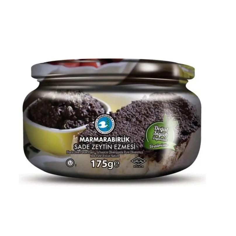 Marmarabirlik Black Olive Paste Sade Zeytin Ezmesi 175g