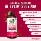 MaryRuth Organics Liquid Morning Multivitamin for Women, Men & Kids — Vegan, Non-GMO, Gluten Free | 32 Servings