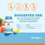 MaryRuth Organics Calcium with D3 & K2 Gummies – 60 Count (2-Month Supply), Vegan, Non-GMO, Gluten Free