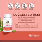 MaryRuth Organic Creatine Gummies – 3g per Serving, Vegan & Sugar Free, Tangerine Citrus