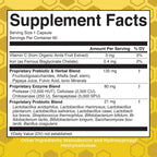 MaryRuth Organics Gut Flora Health+ Enzymes | 60 Capsules | Probiotic Digestive Enzymes