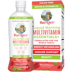 MaryRuth Organics Liquid Morning Multivitamin Essentials+ | Immune Support | Sugar Free | Vegan | 32 Fl Oz