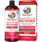 MaryRuth Organics Liquid Morning Multivitamin for Women, Men & Kids — Vegan, Non-GMO, Gluten Free | 32 Servings