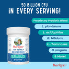 MaryRuth Organics 3-in-1 Probiotics for Digestive Health | 50B CFU, 23 Strains, Vegan