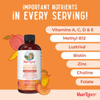 MaryRuth Organics Liquid Multivitamin + Hair Growth | Biotin 10000mcg | Lustriva for Thicker Hair