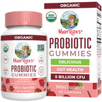 MaryRuth Organics USDA Organic Probiotic Gummies – 5 Billion CFU, 60 Count | Probiotics for Women & Men, Digestive Health & Gut Comfort