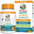MaryRuth Organics Vitamin C Gummis | USDA Bio - Vegan, Gentechnikfrei - Immunsystem & Wohlbefinden - Orangengeschmack - 60 Stück