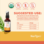 MaryRuth's Vitamin D3 + K2 Liquid Spray | Vegan, Organic, Gluten Free | 1 fl oz