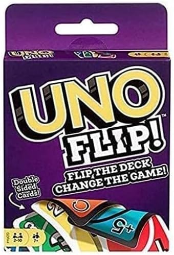 Mattel Uno No Mercy, Uno & Uno Flip Card Game Combo Pack – 3 Classic Party Games