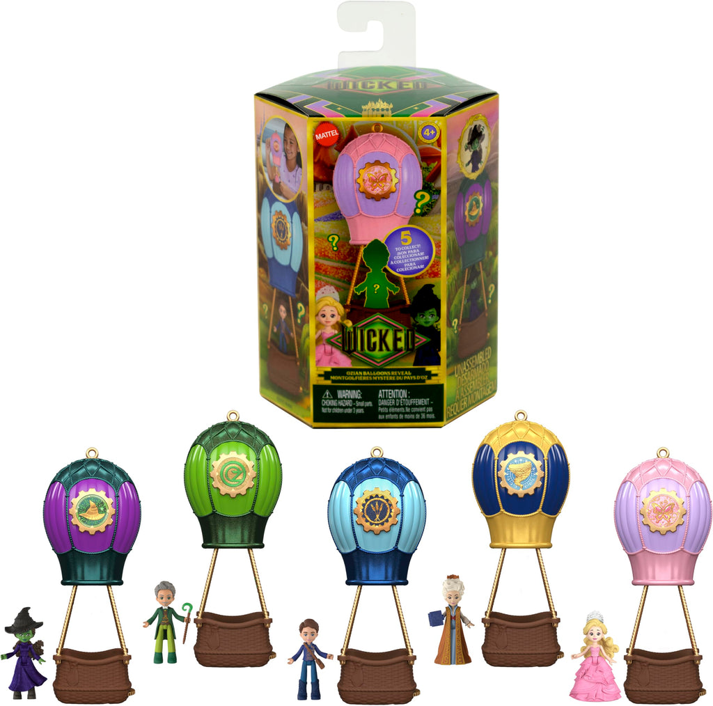 Mattel Wicked Ozian Balloons Reveal Toy Set – Surprise Doll, Hot Air Balloon & Accessory