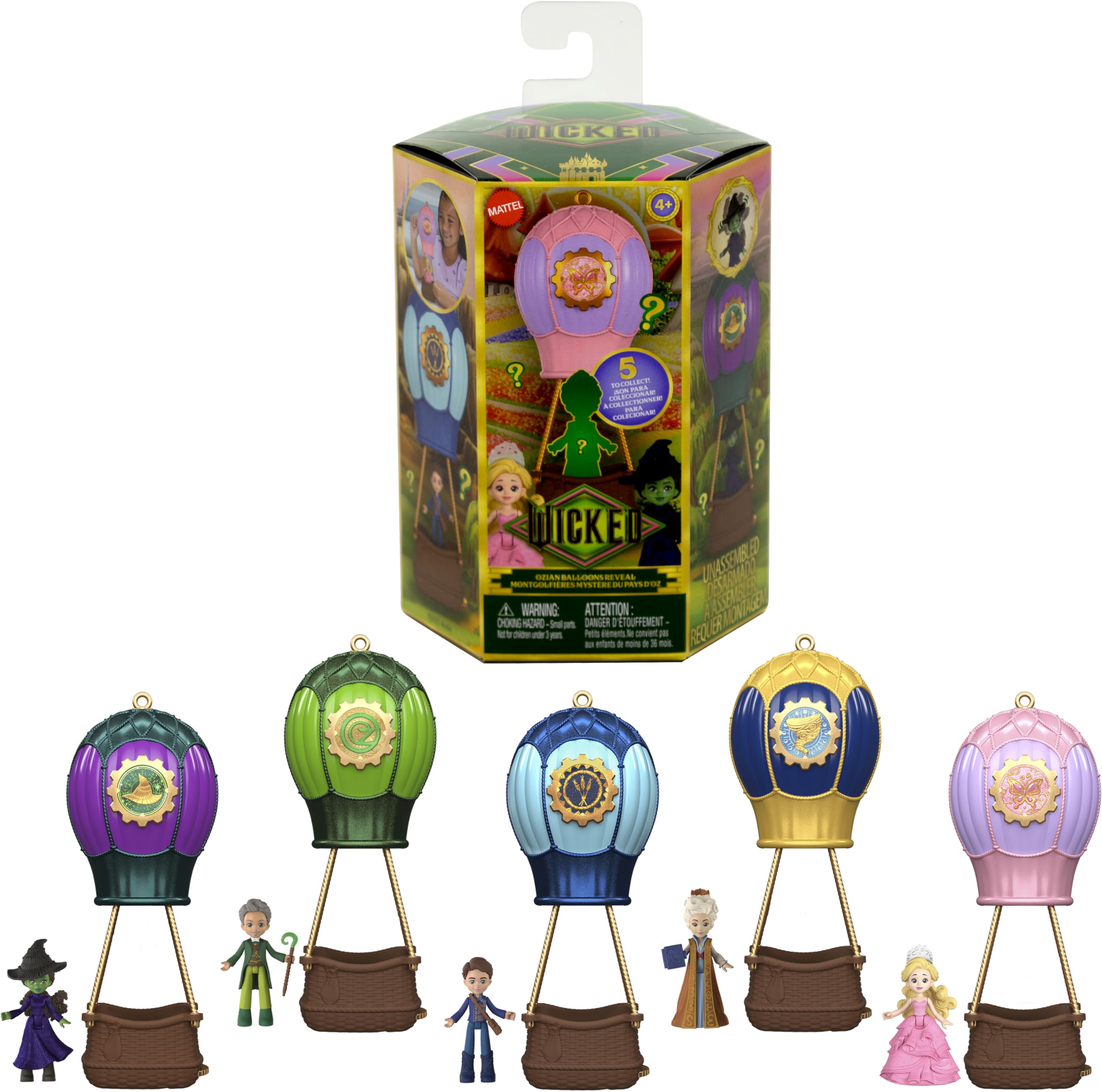 Mattel Wicked Ozian Balloons Reveal Toy Set – Surprise Doll, Hot Air Balloon & Accessory