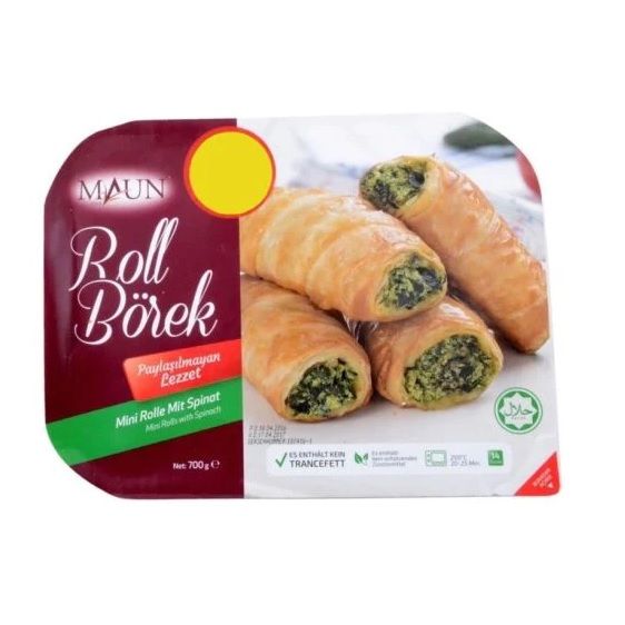Maun Roll Borek Mini Rolls with Spinach Pastry Pack 700g