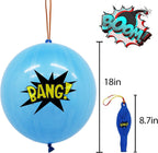 MAXDUCK 30Pack Hero Punch Balloons – Colorful Latex Party Toys for Kids & Classrooms