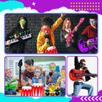 Max Fun Inflatable Rock Star Toy Set – 48pc Kids Party Props