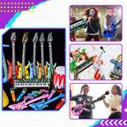 Max Fun Inflatable Rock Star Toy Set – 48pc Kids Party Props