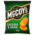 McCoy's Cheddar & Onion Grab Bag Crisps 45g (Box of 26)