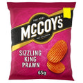 McCoy's Sizzling King Prawn Sharing Crisps PMP 65g (Box of 20)