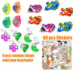 Mctuoba 128 Pcs Kids Party Favors – Fidget Toys Bulk for School Parties, Valentines & Easter