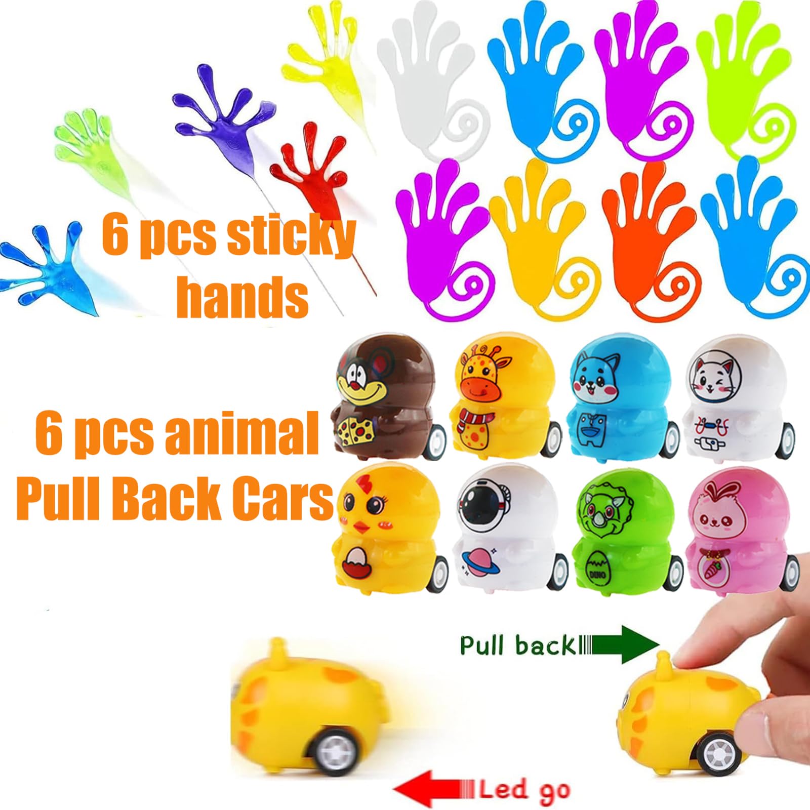 Mctuoba 128 Pcs Kids Party Favors – Fidget Toys Bulk for School Parties, Valentines & Easter