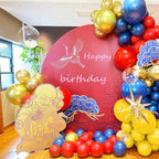 MEBAY Balloon Arch Kit - 156Pcs Latex Balloons, Blue Yellow Red Gold for Baby Shower, Birthday, Wedding