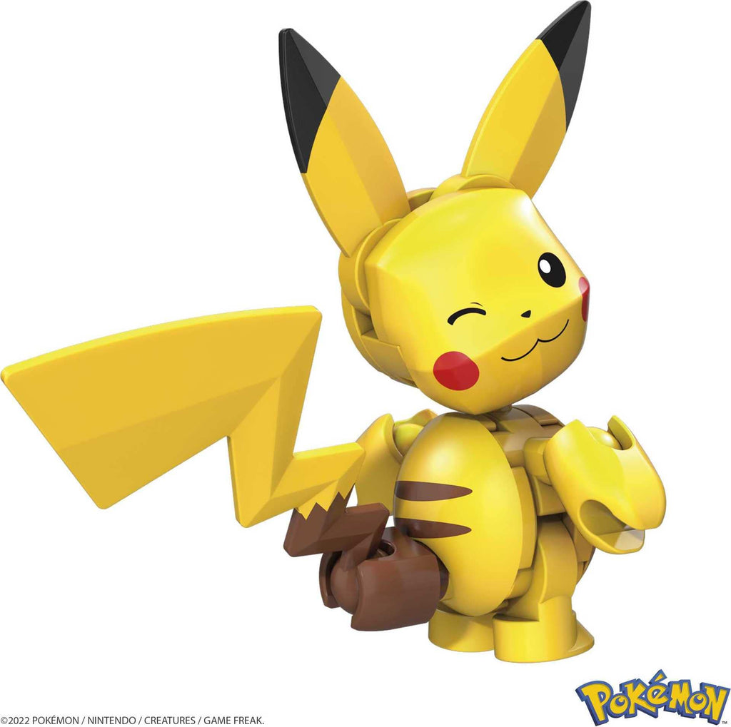 Mega Construx Pokemon Pikachu Construction Set by Mega Brands (GVK60) – Build, Pose & Play