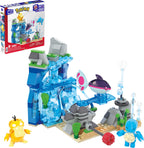 MEGA Pokemon Aquatic Adventure Building Set – 319 Pieces, 2 Poseable Characters for Kids