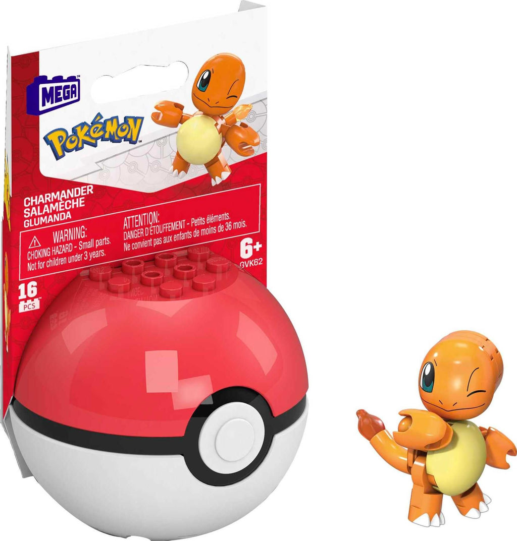 MEGA Construx Pokemon Charmander – Buildable Figure by Mega Brands (Ages 6+)
