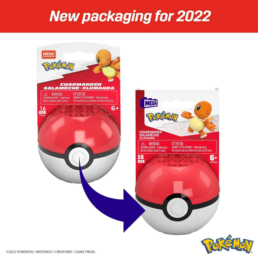 MEGA Construx Pokemon Charmander – Buildable Figure by Mega Brands (Ages 6+)