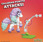 Mega Construx Pokemon Power Pack Galarian Ponyta 2 Pack | Buildable Poseable Figure